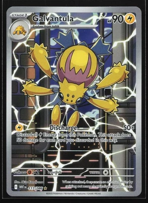 Galvantula 117/086 White Flare Illustration Rare Pokemon Card - Image 1 of 2