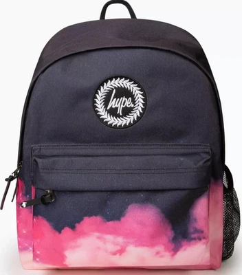 Hype Mädchen Cloud Fade Schulrucksack - Schwarz/Pink, UVP 40£, Brandneu. h2 - Bild 1 von 4