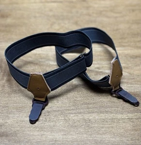 Men’s Stocking Garters, Vintage, Gray & Blue - Picture 1 of 6