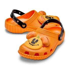 2025 Disney Parks Mickey Pumpkin Ears Halloween Orange Fall Crocs All Sizes 🎃 - Picture 1 of 6