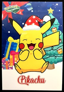 Pikachu Ice Holo Pokemon 2024 Card Database Merry Christmas - Picture 1 of 2