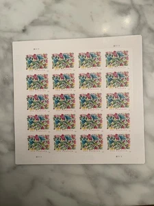 Hoja de 20 estampillas Forever de US Celebration Blooms 2024 Scott #5849 MNH mejor precio - Imagen 1 de 1