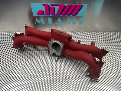 Colector de admisión de motor Subaru WRX STI 2015-2021 conjunto rojo especificaciones de EE. UU. LHD Foto 1 de 4