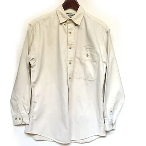 Lee Men's Vintage Long Sleeve Shirt Denim Collection Button Down Ivory Size M - Picture 1 of 12