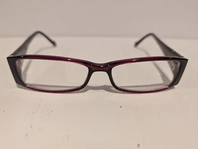 Marc Jacobs púrpura con monturas de gafas estrechas negras para lentes de transcripción Foto 1 de 4