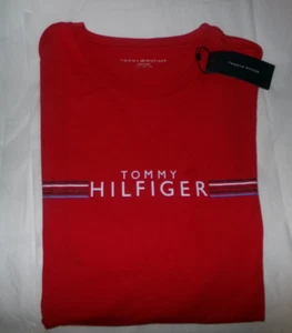 NWT MENS TOMMY HILFIGER S/S T-SHIRT~RED~SZ XL - Picture 1 of 1