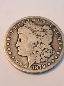 Silber Dollar Münze Morgan 1879-S - Bild 1 von 2