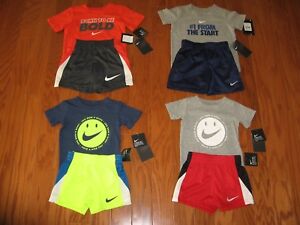 Nike 2-Piece T-Shirt & Shorts  Set Boys 12M / 2T / 3T/ 4T NWT 