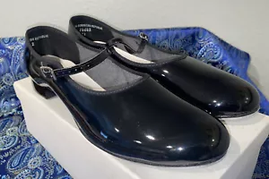 LOSHIN’S DANCEWEAR SCARPE DA BALLO IN VERNICE CON CINTURINO DA DONNA TAGLIA 9,5 - Foto 1 di 11