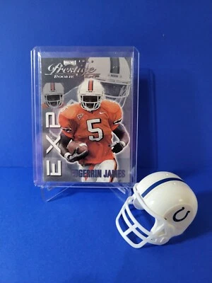 1999 Playoff Prestige EXP Rookie Edgerrin James #EX37 Rookie RC HOF Miami Canes - Image 1 of 3