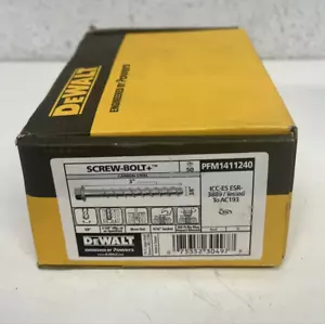 DEWALT PFM1411240 Concrete Screw - 50 Pack New Open Box - Picture 1 of 8