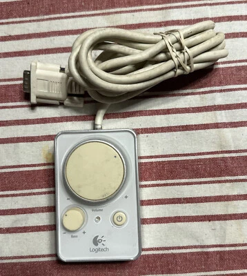 Logitech Z4i WEISS Lautsprecher Lautstärke Bass Controller Control Pod *NUR!* Geprüfter OEM - Bild 1 von 4