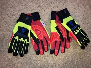West Chester R2 SAFETY RIGGER REINFORCED GLOVES Comfort Impact LARGE Lot Of 2 - Picture 1 of 3