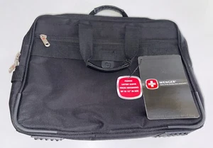 Wenger Swiss Gear 15” Computer Laptop Tablet Carrying Black Briefcase-New - Picture 1 of 6