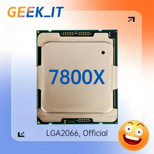 ✅Intel Core i7-7800X SR3NH SR3L4 3.5GHz 6C / 12T 8.25M 140W LGA2066 CPU i7 7800X - Picture 1 of 3