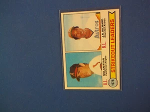 1979 Topps Baseball # 6 Nolan Ryan KO Leader NMT - Picture 1 of 3