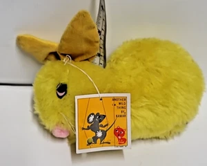 KAMAR Vintage 1968 kleiner gelber Plüsch Baby Osterhase Hase - Bild 1 von 13
