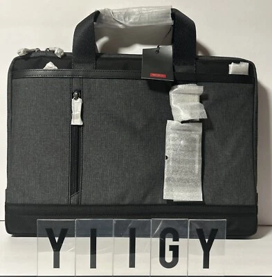 🐼💦 Tumi 🐼💦 Burke Portfolio Maletín Delgado Bolso para Laptop Gris Jaspeado 🐼 GB5o2 Foto 1 de 4