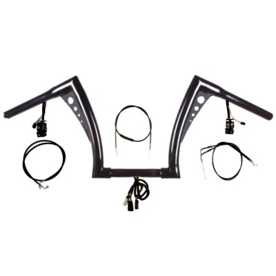 Kit Precableado Barra Santee Fat Bonanza 1996-2006 1/4" Negro 11" Harley Softail Foto 1 de 2