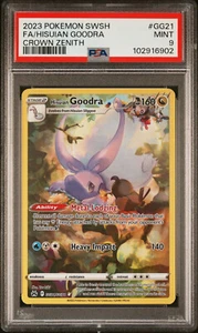2023 POKEMON SPADA E SCUDO CORONA ZENITH #GG21 FULL ART/HISUIAN GOODRA PSA 9 - Foto 1 di 1