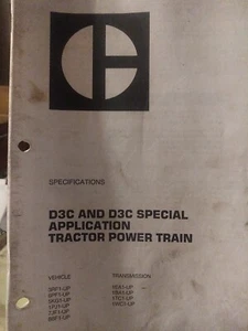 CAT Specifications D3C & D3C gruppo propulsore per applicazioni speciali SENR3804 - Foto 1 di 6