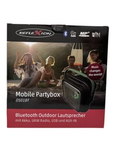 REFLEXION OS01BT Baustellenradio Akku Bluetooth, MP3 Radio, AUX, 80W - Bild 1 von 3