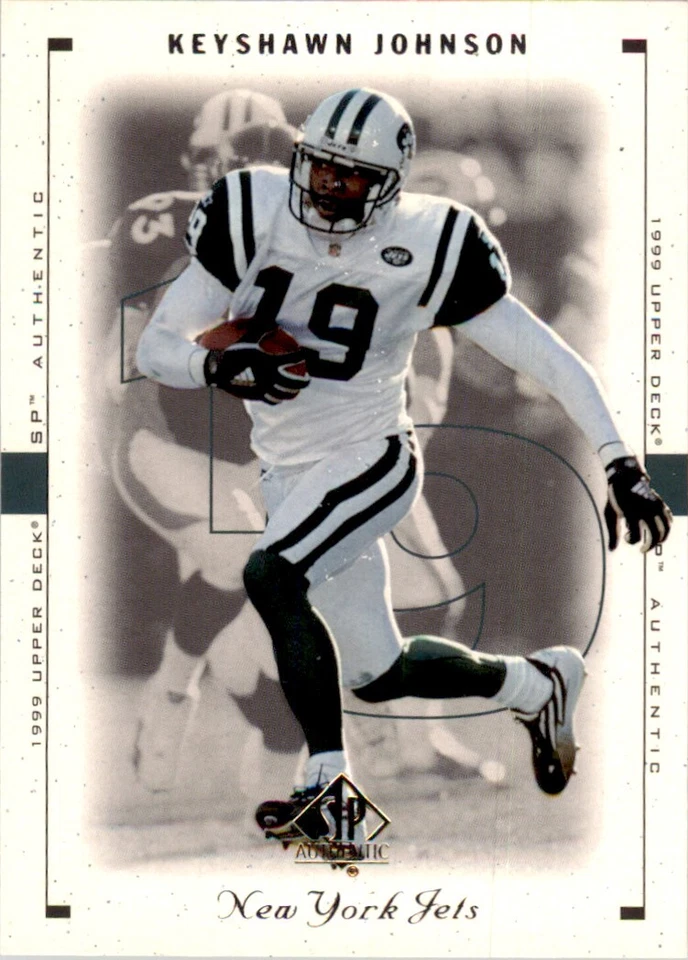 1999 Upper Deck SP Authentic Keyshawn Johnson (101) Football Cards #59 - Image 1 of 2
