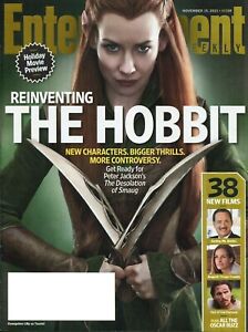 Entertainment Weekly Magazine 11-15-13 - The Hobbit, Evangeline Lilly, Tom Hanks
