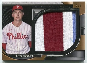 Rhys Hoskins 2021 Topps Museum Collection Momentous Material Jumbo Patch #2/5 - Picture 1 of 2