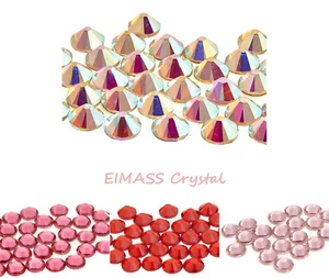 10 x Packungen mit 1440 Kristallen, EIMASS® 7747 Flat Back Hotfix Glas Strass Edelsteine - Bild 1 von 3