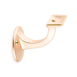 Handlaufhalter Gold gerade Auflage/Schraubloch - Bild 1 von 3