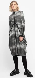 Vestido Ozai N Ku Lagenlook Gris Dobladillo Globo Otoño. Comparar @ $276. - Imagen 1 de 7