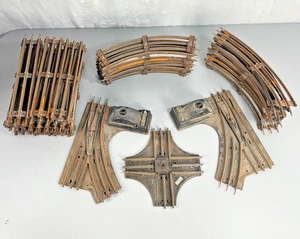 Lionel Train Tracks 027 Gauge Manual Control Left & Right 23 curves, 30 straight - Bild 1 von 12