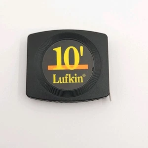 Vintage Lufkin 10' Pocket Tape Measure Retractable Made in USA Garage Home - Picture 1 of 11