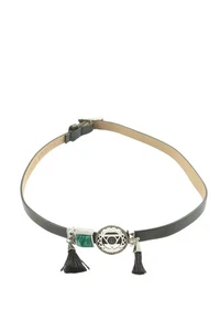 PIPPA & JEAN Lederarmschmuck Damen Armschmuck schwarz-silberfarben - Bild 1 von 5