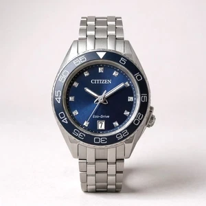 Citizen Eco-Drive Carson, Blue Stainless Women's Quartz Watch - FE6160-57L - Picture 1 of 9