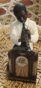 1997 Enesco ~Parastone - Tutto quel Jazz - Figurina Clarinettista ~6" - Foto 1 di 11