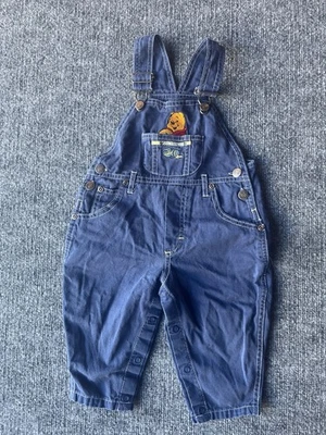 Mono Winnie The Pooh vintage años 90 azul marino talla 18 mos Foto 1 de 4