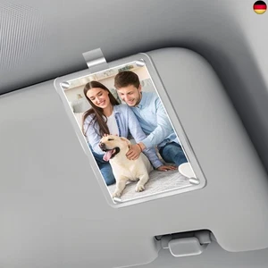 Magnetischer personalisierter Fotohalter aus Acryl fürs Auto, Bilderrahmen fürs  - Bild 1 von 7