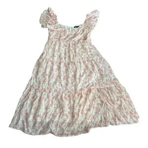 Nuevo con etiquetas Vestido Floral Trixxi Para Mujer Rosa En Niveles Talla Grande - Imagen 1 de 8