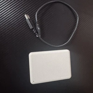 Disque dur portable Toshiba Canvio Advance 2 To, blanc, HDTCA20XWCAA - Photo 1/3