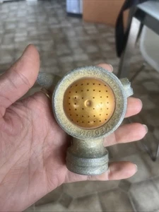 Vintage Thompson Two-Eared Galvanized Sprinkler Square Spray - Picture 1 of 15