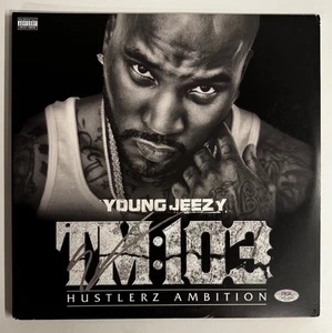 YOUNG JEEZY signed auto (TM:103 HUSTLERZ AMBITION) Album Vinyl RECORD LP COA PSA - Bild 1 von 4