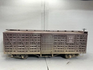 Bachmann G Scale Cattle Car S.p. Custom Weathered No.153 Train - Picture 1 of 6