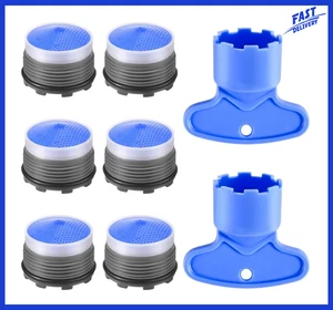 Wasserhahnbelüfter M18,5, 6 Stück Belüfter Ersatz für Spültischarmatur Durchflussbegrenzer, - Bild 1 von 7