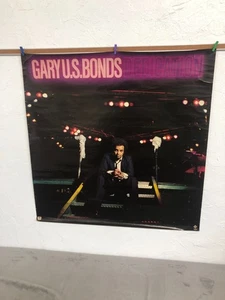 Original 1981 GARY U.S. BONDS VINTAGE EMI RECORD STORE POSTER 30" X 30" - READ - Picture 1 of 24
