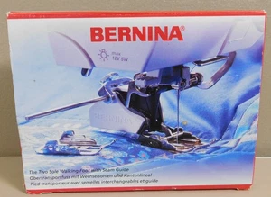 Genuine BERNINA Two Sole Walking Foot with Seam Guide - New Style 0089697100 NIB - Picture 1 of 17