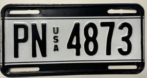 Vintage US Forces In Europe Germany Military License Plate PN-4873 - Picture 1 of 1