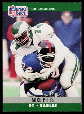 1990 Pro Set #611 Mike Pitts - Image 1 of 2