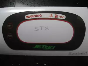 NEW 97 98 Kawasaki STX 1100 Gauge Decal Head Overlay DISPLAY 1997 1998 STS 900 - Bild 1 von 1